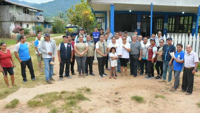 Resolución fue proporcionada por la vicegobernadora Nohemí Aguilar Puerta. Localidad está ubicada en la jurisdicción del distrito de Pachiza, provincia de Mariscal Cáceres.