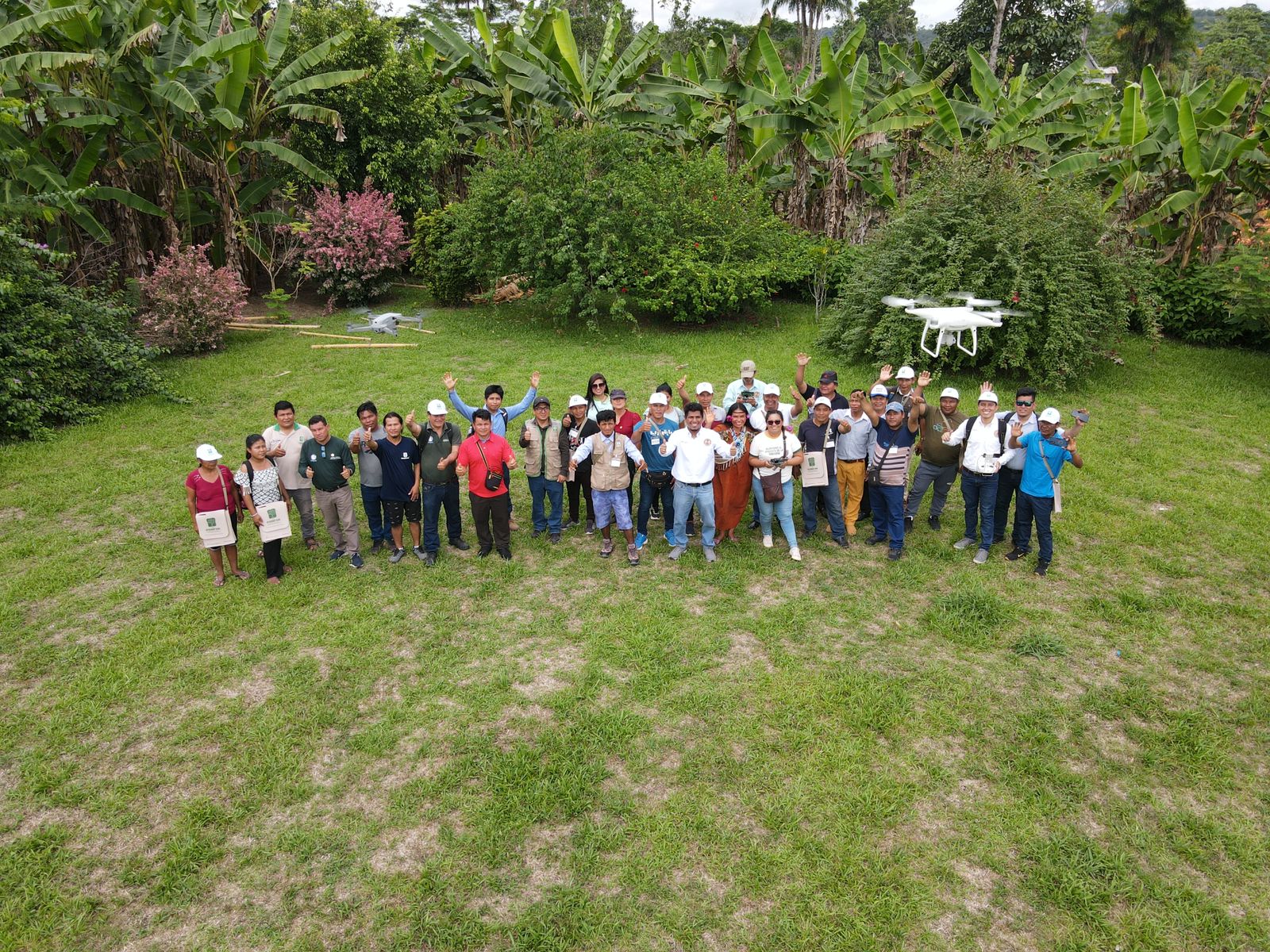 Manejo de drones en Ucayali