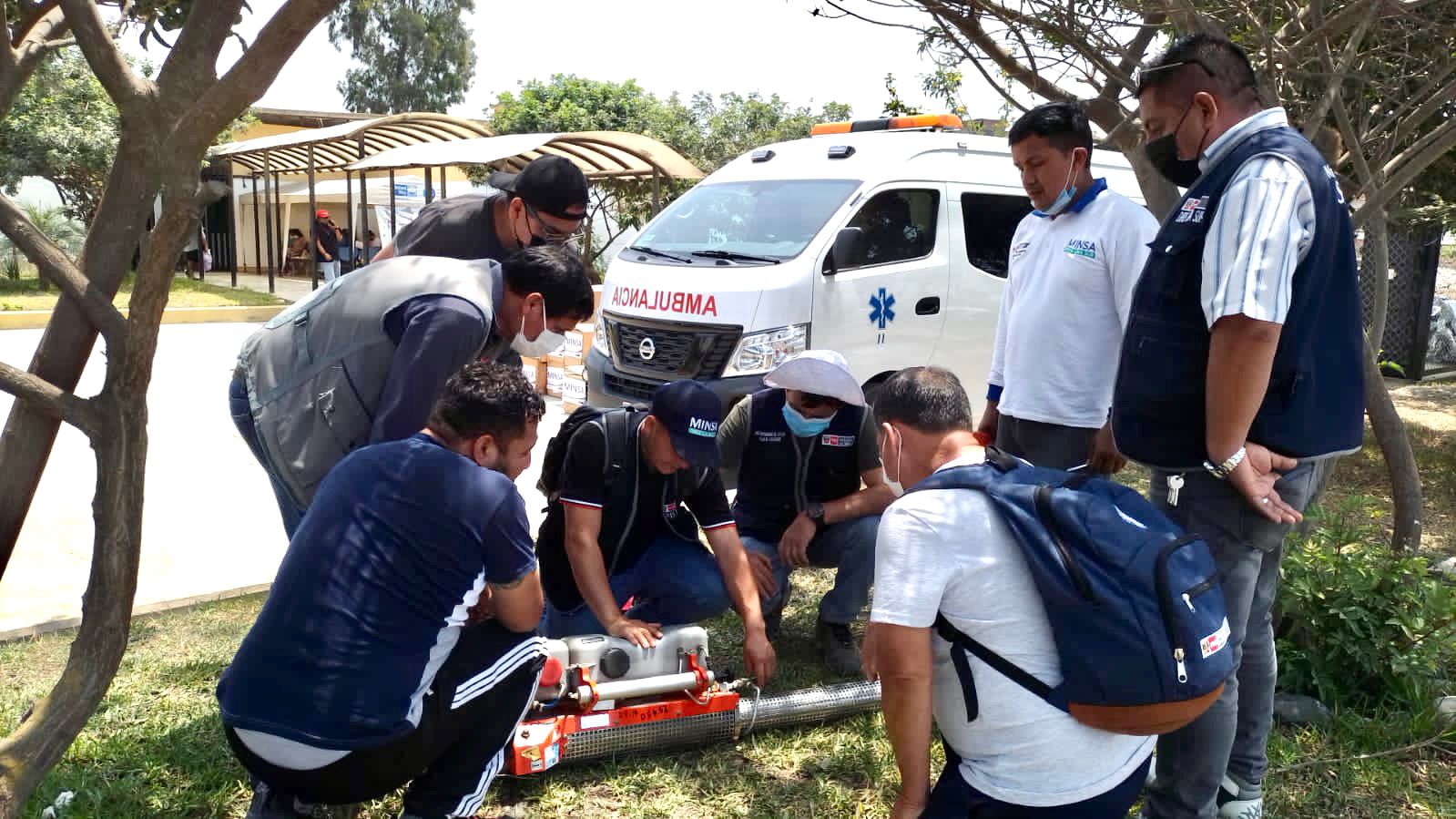 Equipos de Salud Ambiental se fortalecen con termonebulizadores portátiles para la prevención del dengue