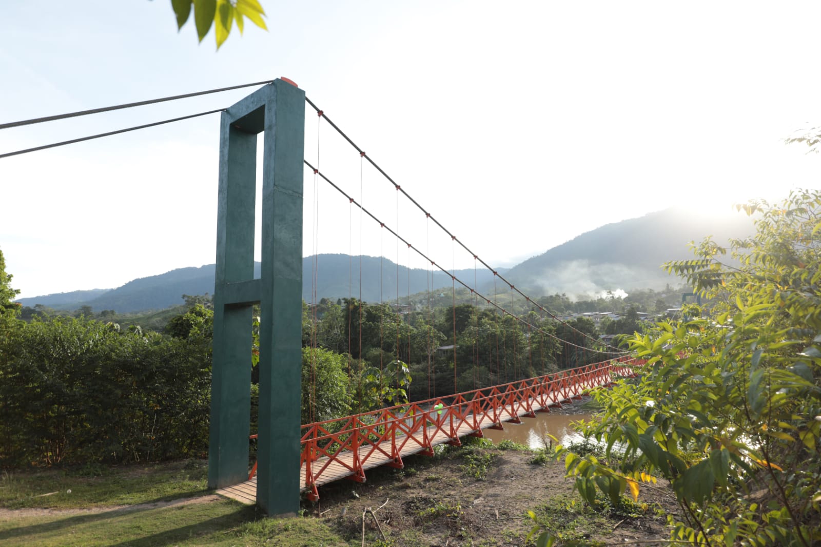 Inauguración del puente Bagazán