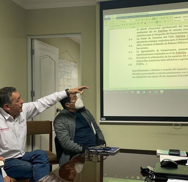 Mesa temática denominada “Problemática del Río Pativilca”