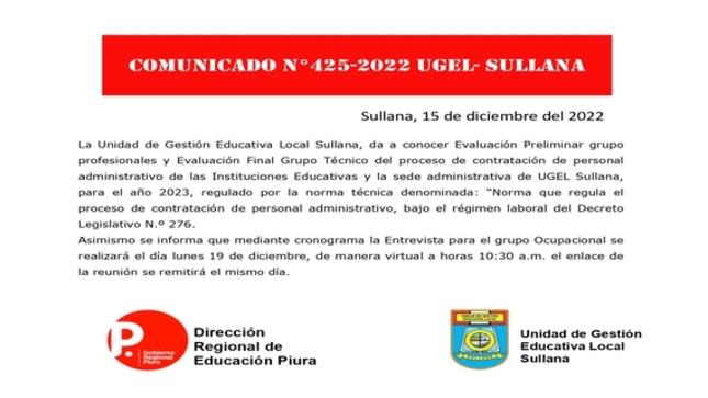 Comunicado 425
