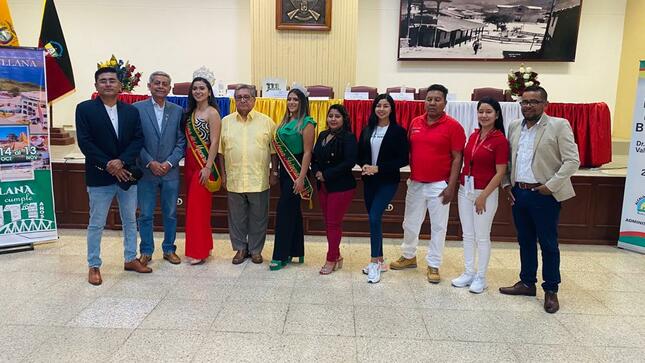 La Comisión de Aniversario visitó el Cantón de Macará, en el Ecuador, para invitarlos a los ciudadanos a participar de los actos celebratorios por los 111 años de creación política de la provincia de Sullana.