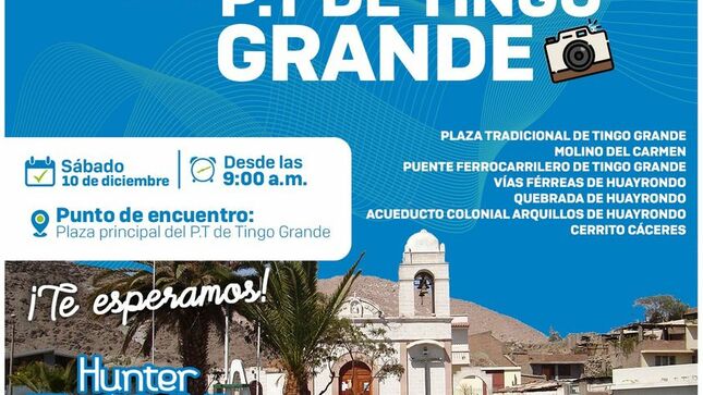 Tour turístico en el P.T de Tingo Grande