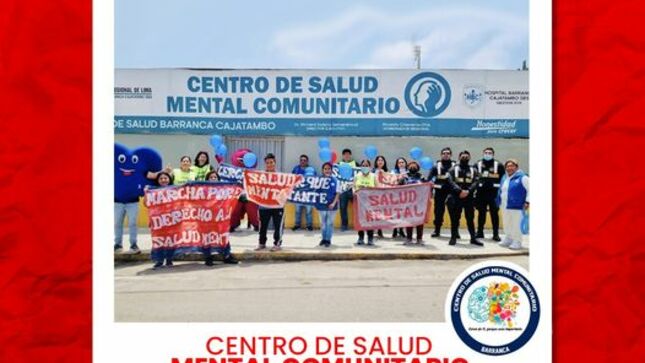 Municipalidad Provincial de Barranca saludan y felicitan a Centro de Salud Mental Comunitario