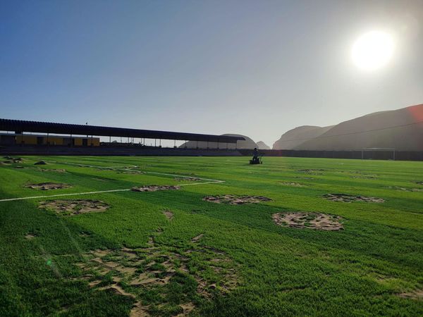 Campo deportivo de fútbol 9 ya casi está listo