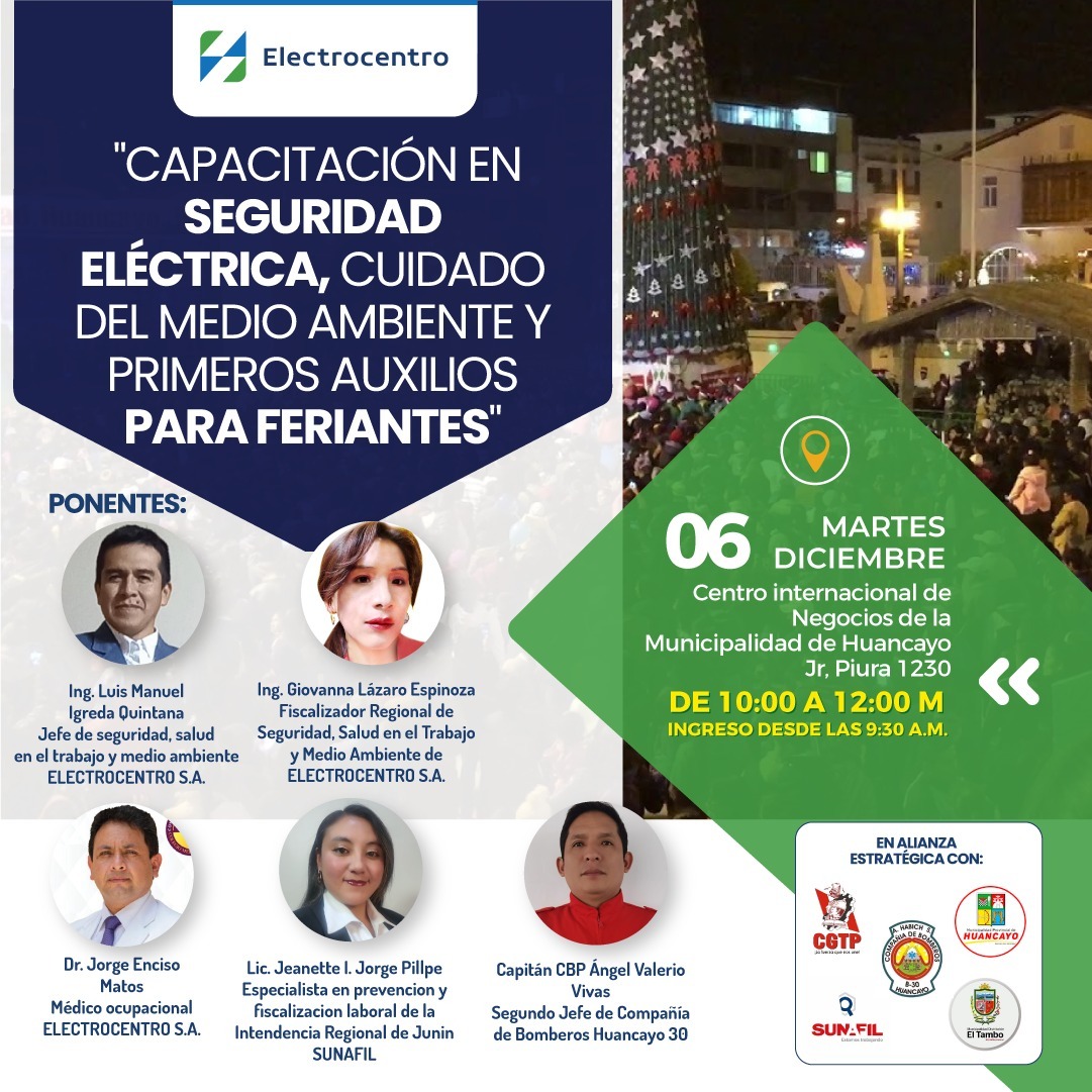 Con Multitudinaria Participación de Feriantes se Realizó Capacitación Organizada Por Electrocentro