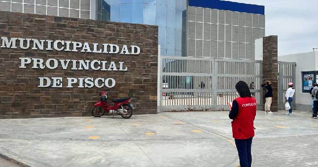 Contraloría detectó irregularidades en adquisición de equipos de cómputo en la Municipalidad Provincial de Pisco