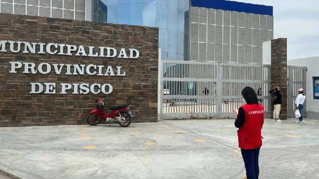 Contraloría detectó irregularidades en adquisición de equipos de cómputo en la Municipalidad Provincial de Pisco