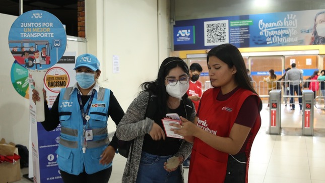 Más de mil usuarios y operadores de transporte público de Lima y Callao fueron sensibilizados para prevenir el racismo