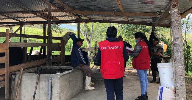 Contraloría detecta perjuicio de S/ 261 mil en proyecto de cadenas productivas en Oxapampa
