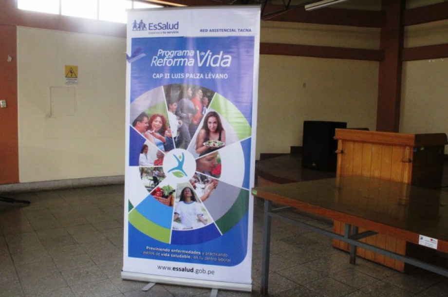 En coordinación con ESSALUD se viene llevando a cabo el programa Reforma de Vida