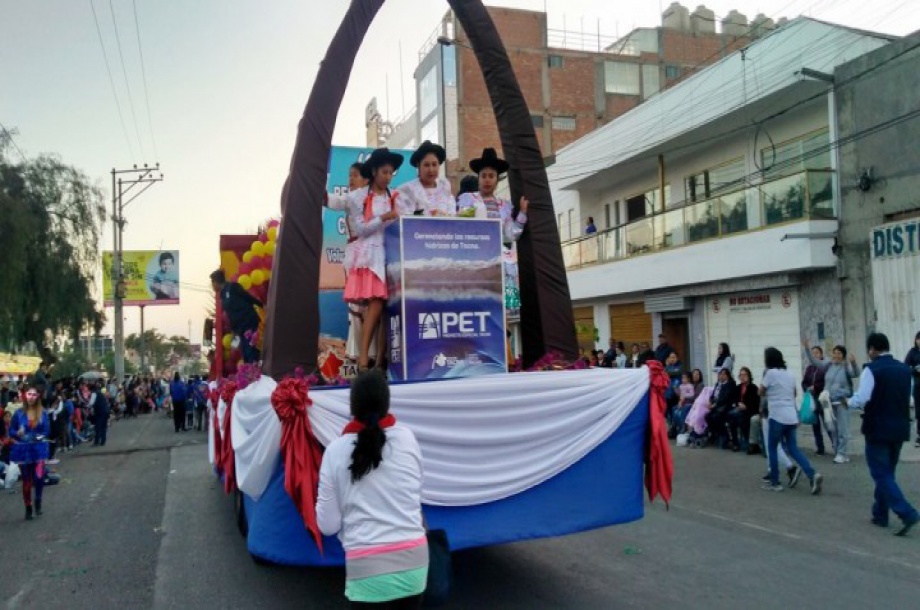 El Proyecto Especial Tacna participó del corso