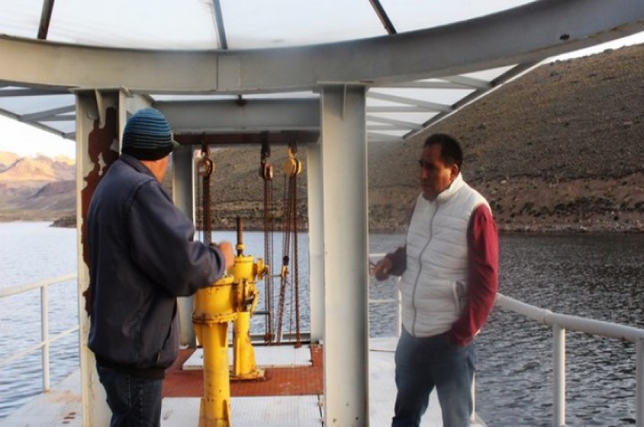 El Gerente General del Proyecto Especial Tacna verificó el estado de la Represa de Paucarani