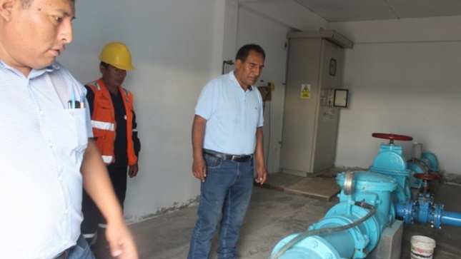 Visita inspectiva al sistema de abastecimiento de agua al CP Boca del Río