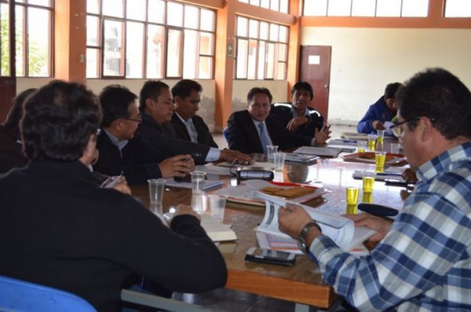 Reunión sobre Problemática Hídrica en la Zona Altoandina de Tacna