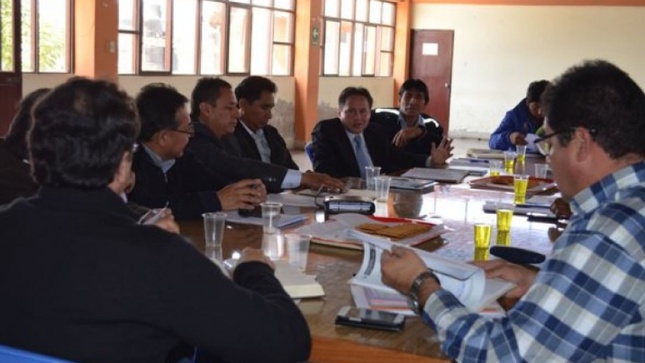 Reunión sobre Problemática Hídrica en la Zona Altoandina de Tacna