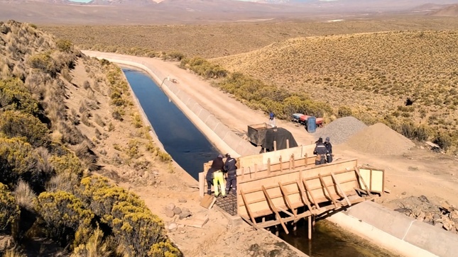 Mantenimiento del canal Uchusuma Alto