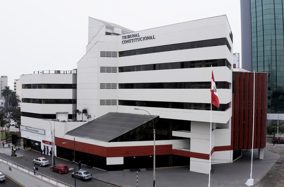Fachada de la sede del TC en San Isidro