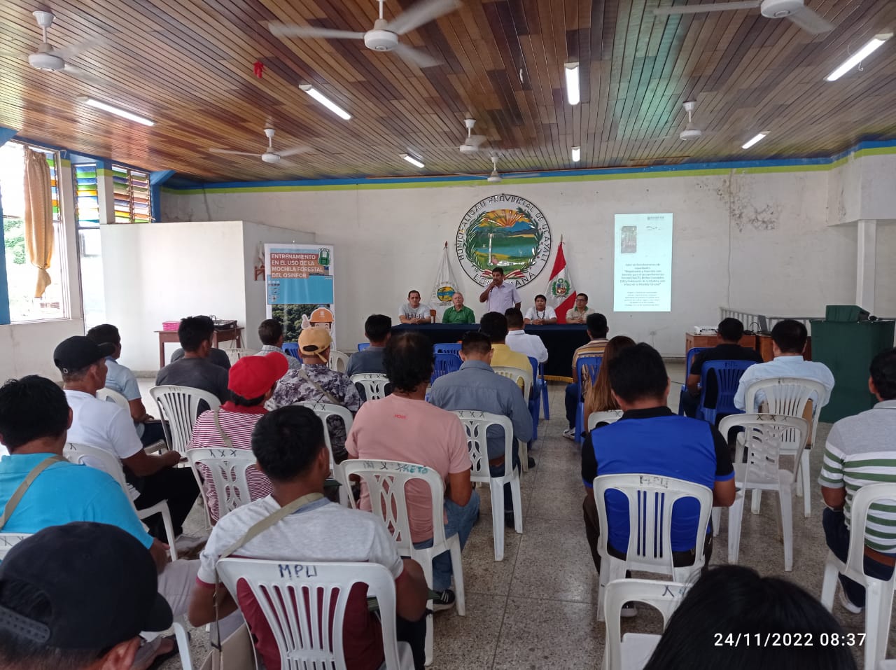 Taller con Mochila Forestal en Contamana