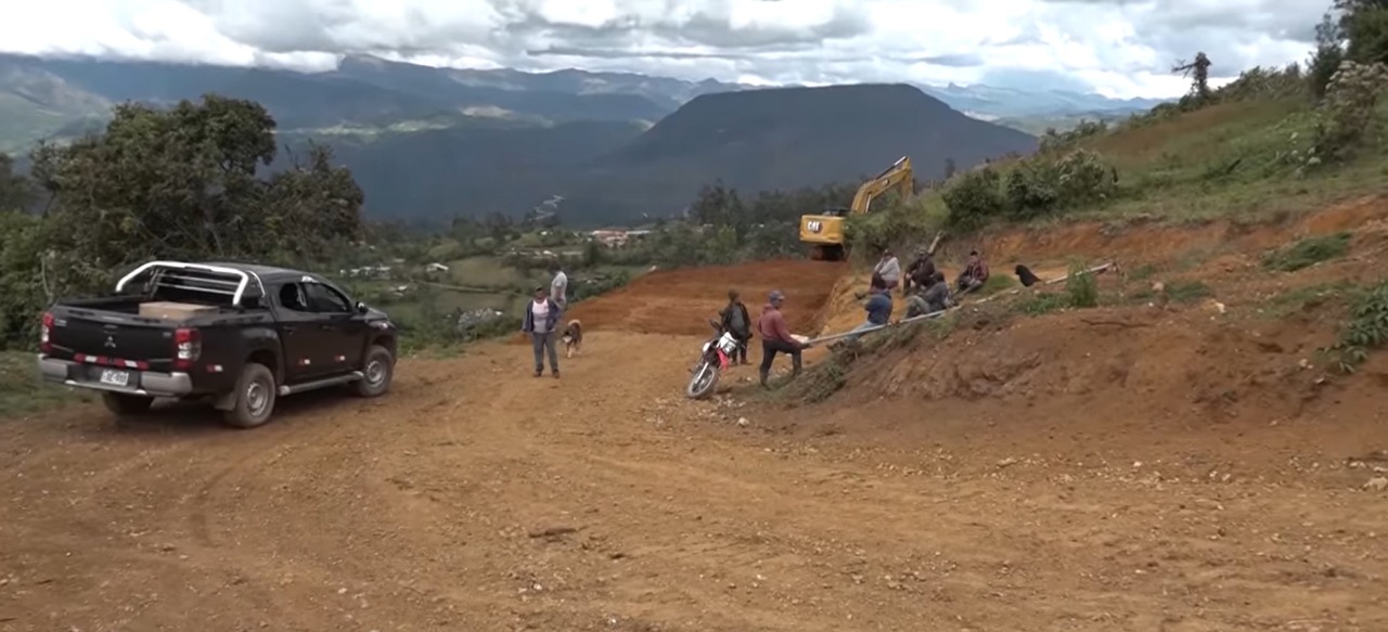 Se apertura vía alterna de acceso a Rodríguez de Mendoza por el anexo de Taquia