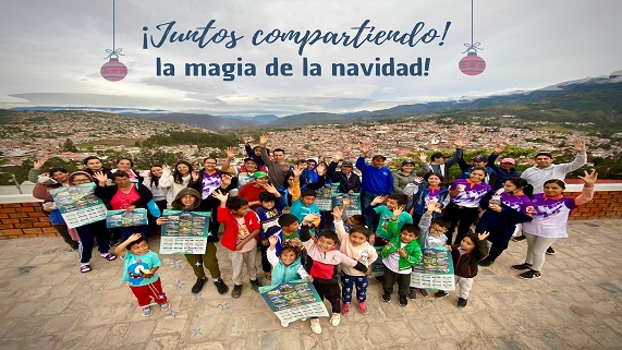 Chocolatada navideña "Compartamos juntos la magia de la Navidad" llegó a barrios populares de Chachapoyas
