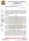 Vista preliminar de documento 0575 - APROBACION DE MODIFICACION DE EXPEDIENTE TECNICO AGUA POTABLE BOCANEGRA.pdf