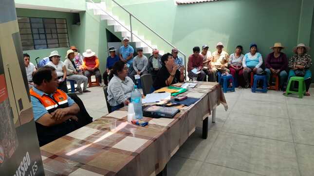Capacitan a pobladores de Lumbra ante evaluación de riesgos y vulnerabilidad de presentarse algún fenómeno natural