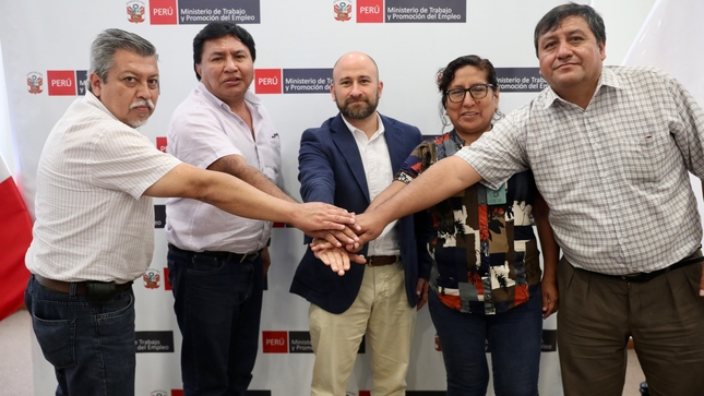 Reunión con sindicatos