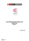 Vista preliminar de documento Plan Operativo Institucional (POI) 2022 