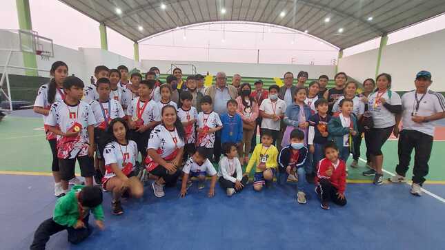 Clausura de los talleres de la Escuela Municipal del Deporte de la Municipalidad de Huaral