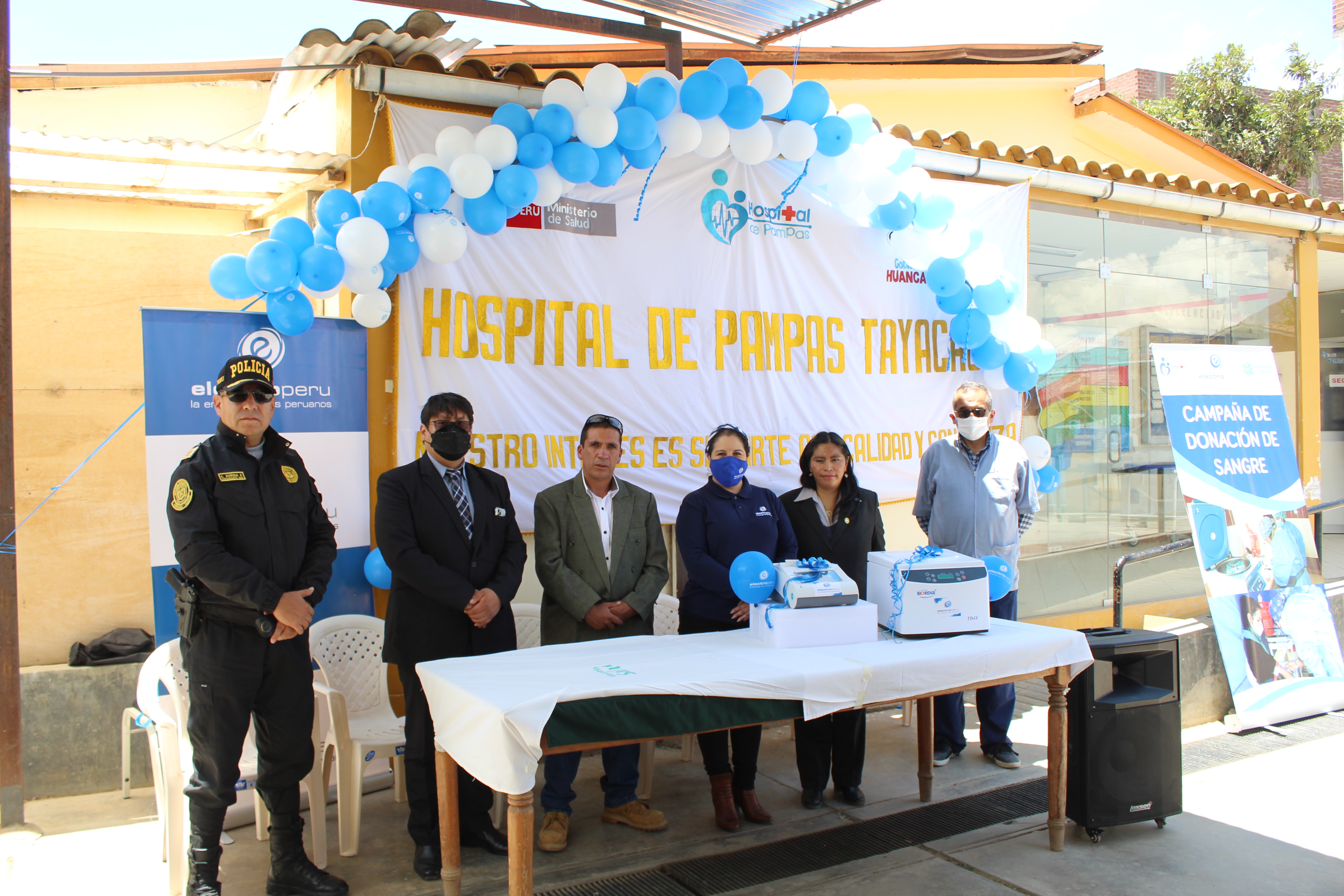 ELECTROPERU Implementación de Equipos Médicos para el Banco de Sangre del Hospital de Pampas - Huancavelica