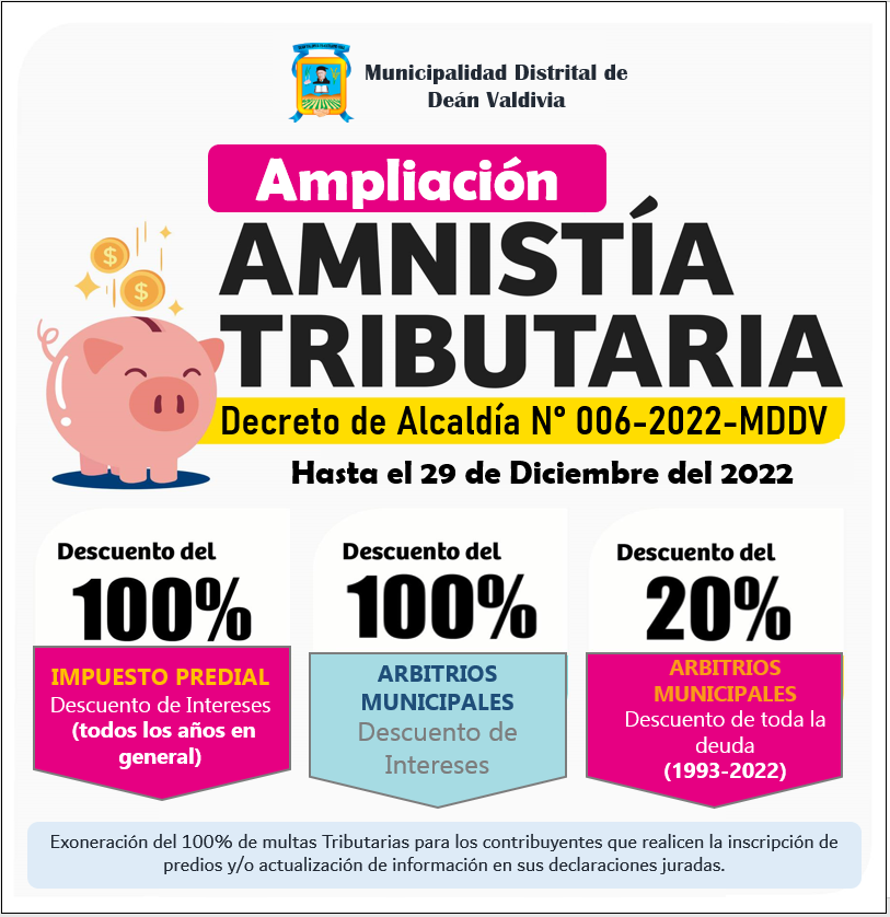 Decreto de Alcaldía N° 006-2022-MDDV