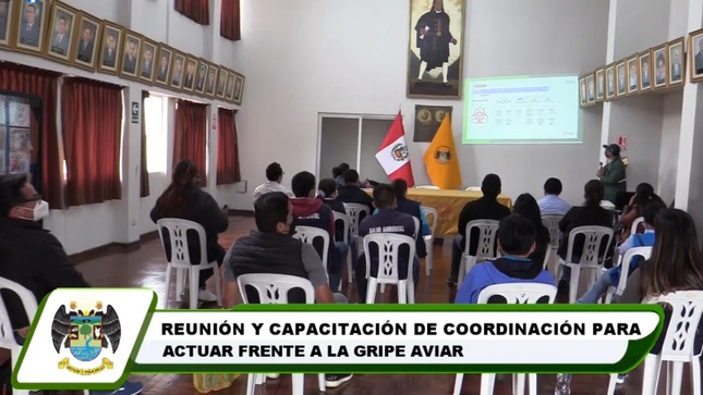 Reunión y capacitación de coordinación para actuar frente a la gripe aviar
