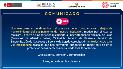 Comunicado