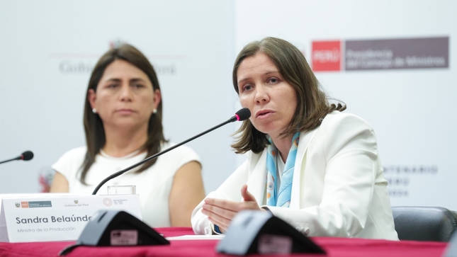 Ministra de la Producción, Sandra Belaunde