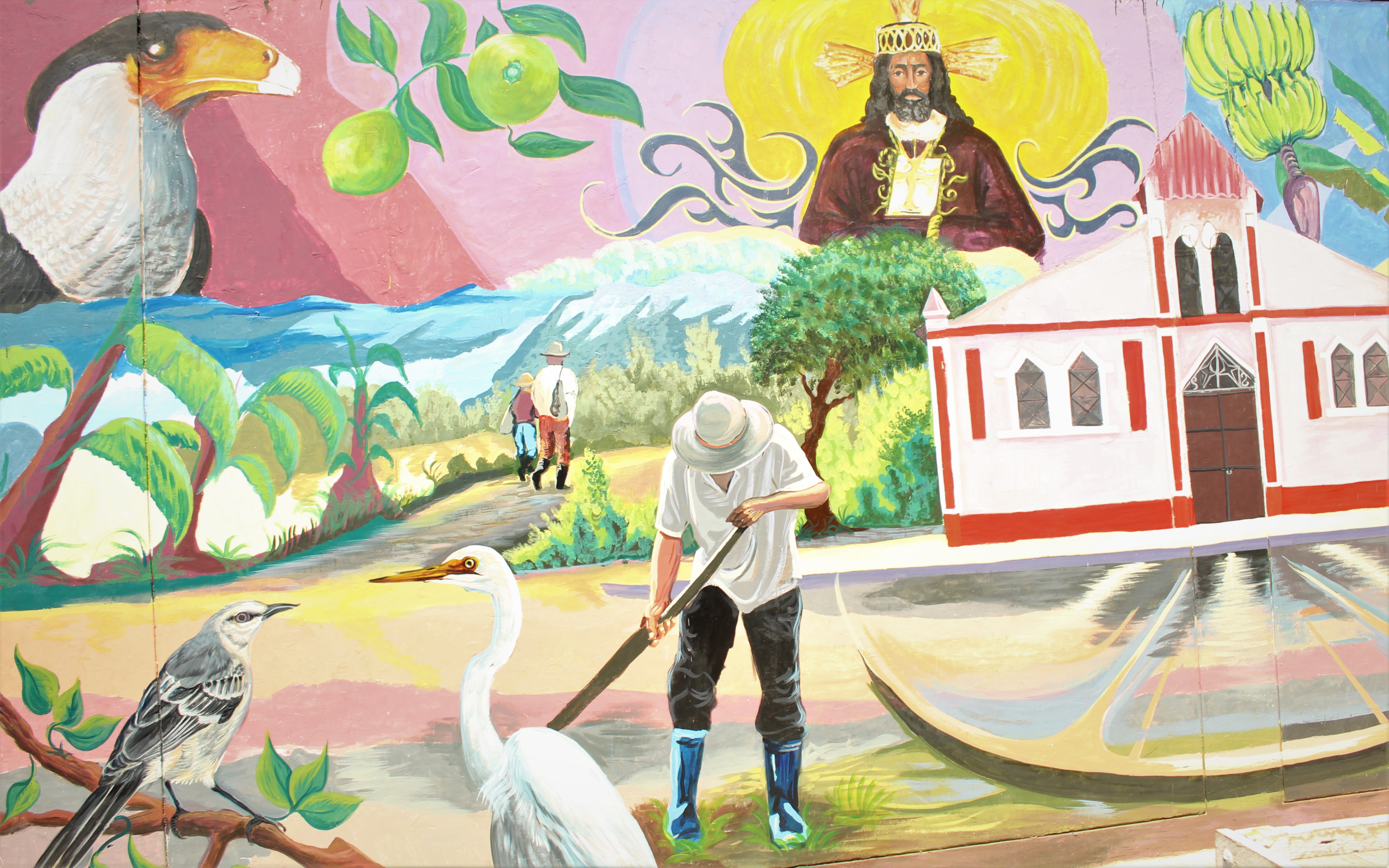 Mural Artistico faena de Chalacalá baja