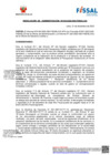 Vista preliminar de documento RESOLUCIÓN DE ADMINISTRACIÓN N.° 043-2022-SIS-FISSAL/OA.pdf