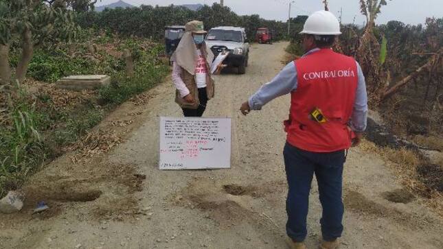 Contraloría determinó perjuicio de S/ 397 mil por pagos irregulares en mantenimiento de vías de Casma