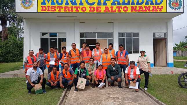 Taller con Mochila Forestal en la Cuenca de Nanay