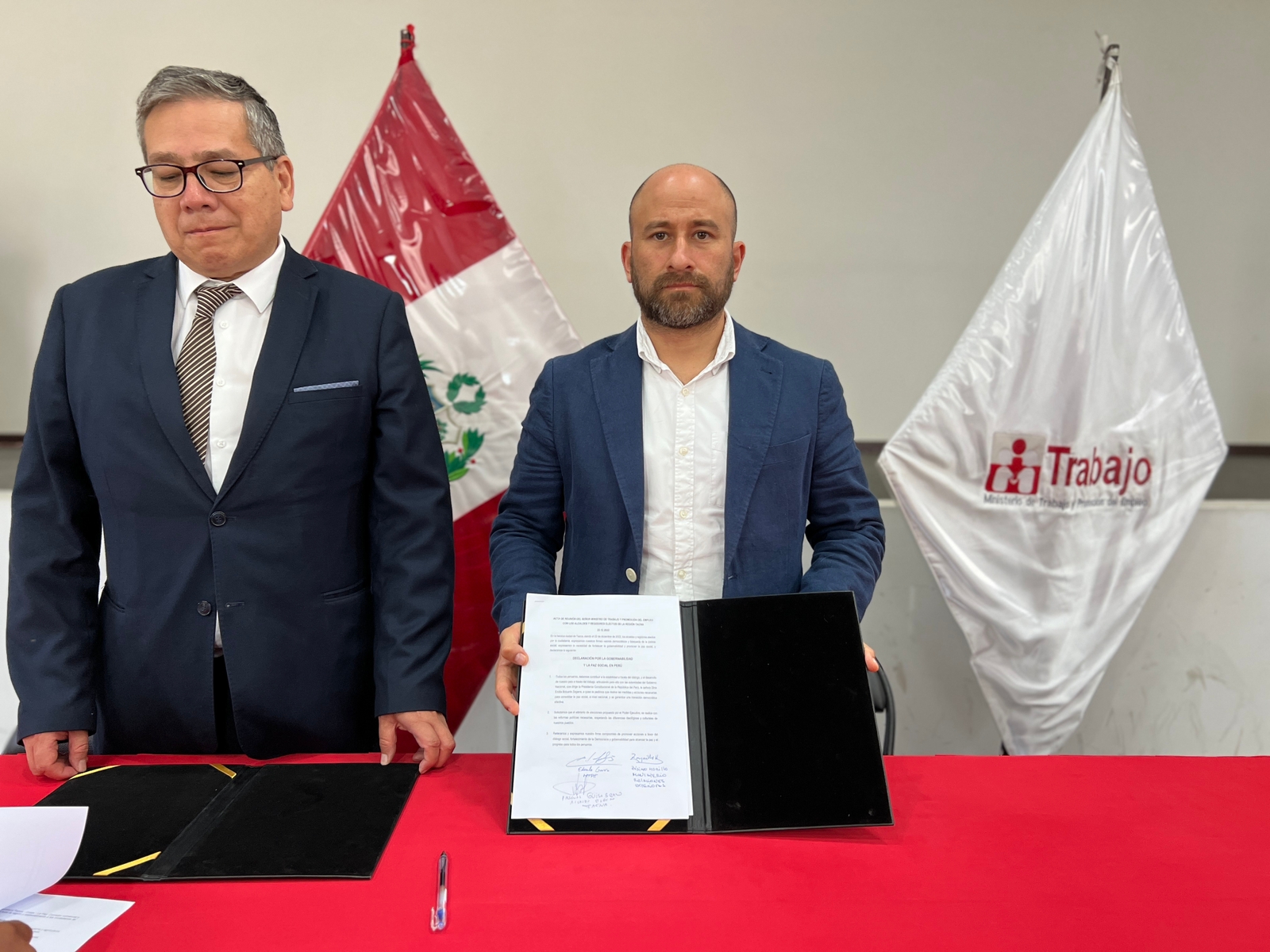 Ministro García visita Tacna