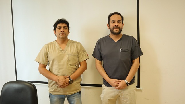 Equipo de traumatólogos  a cargo de la operación