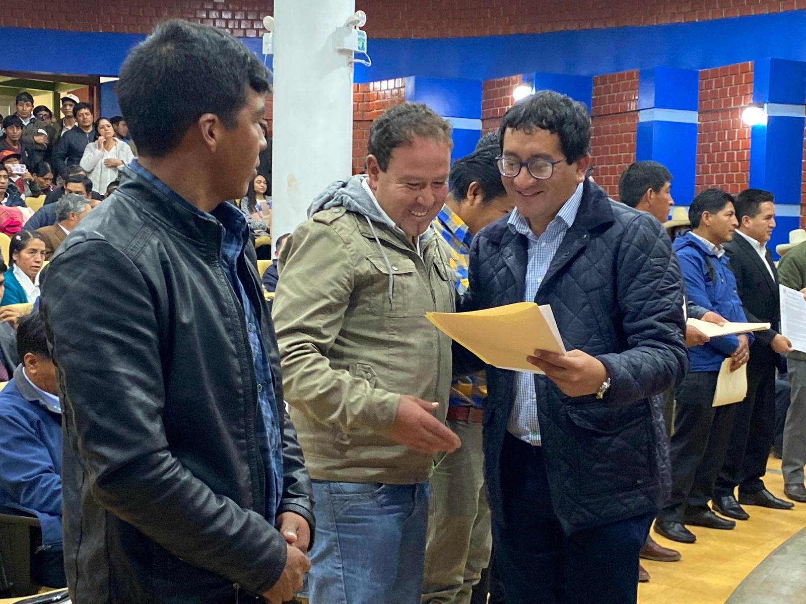 Nuevas autoridades de centros poblados juramentaron hoy