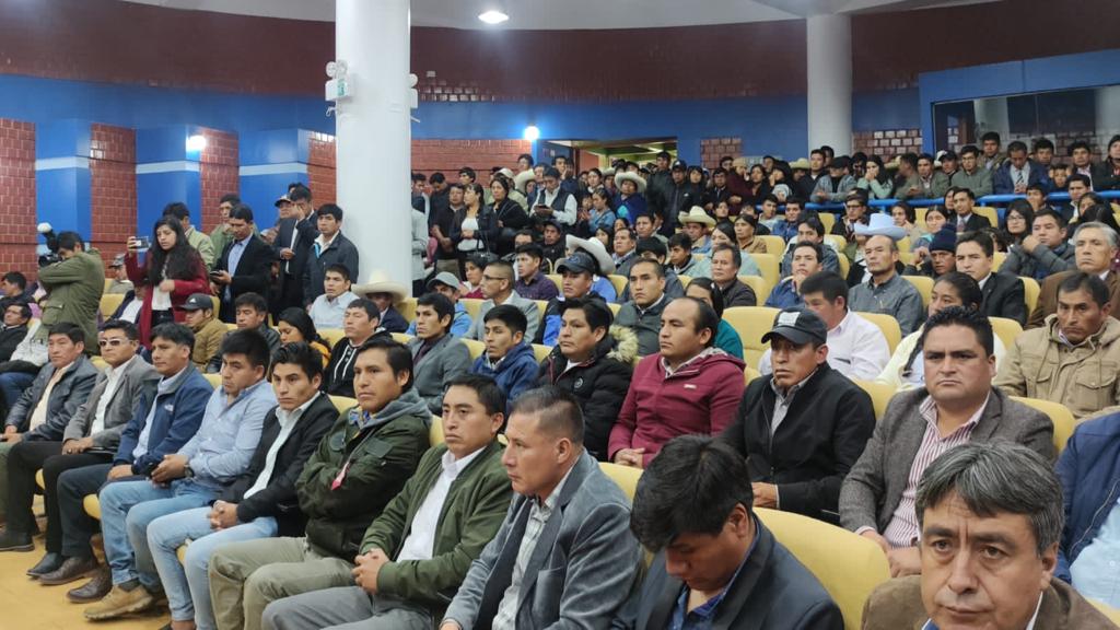 Nuevas autoridades de centros poblados juramentaron hoy