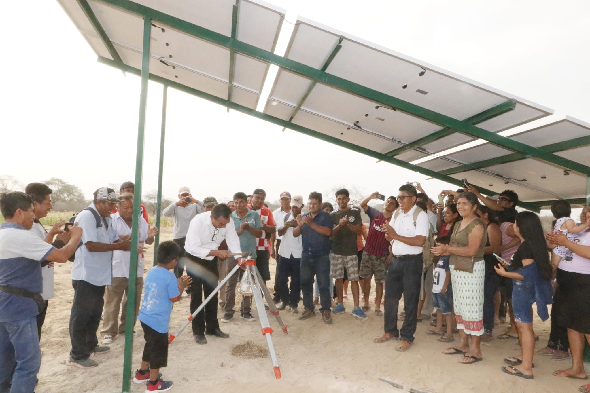 implementación de pozo en el sector puerta blanca del Km 48