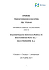 Vista preliminar de documento Informe de transparencia de gestión - Cambio de Titular MEM
