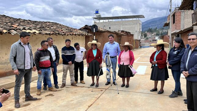Inauguramos la pavimentación de las calles Ricardo Palma y Marañón en el barrio Tacshana.