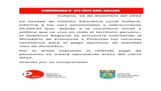 Comunicado 427
