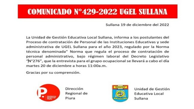 Comunicado 429