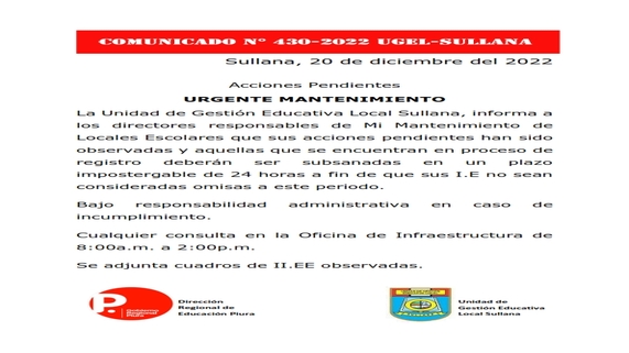 Comunicado 430